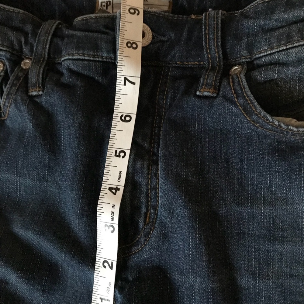 Free People cropped relaxed embroidered jeans - Picture 5 of 9